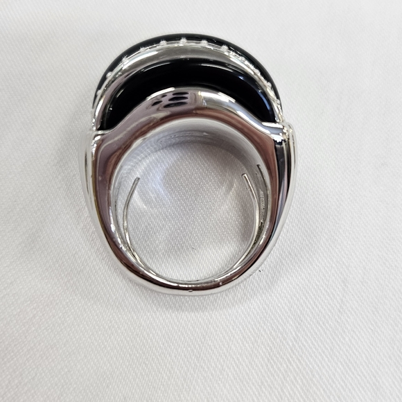 Kenneth Jay Lane Dome Ring 9 - Picture 5 of 6